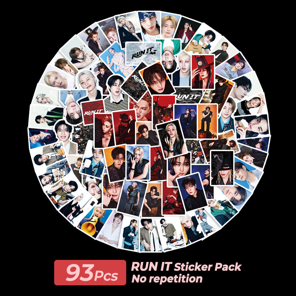 Straykids Run It 100 pcs Sticker Accessories