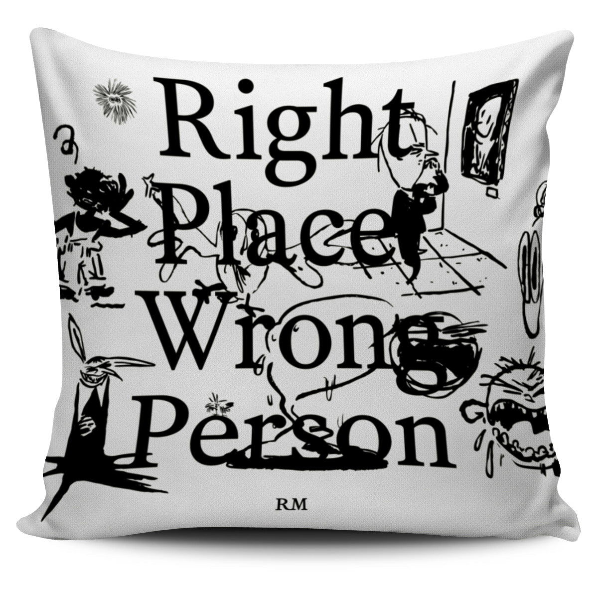 Bangtan RM Right Place Wrong Person Pillowcase