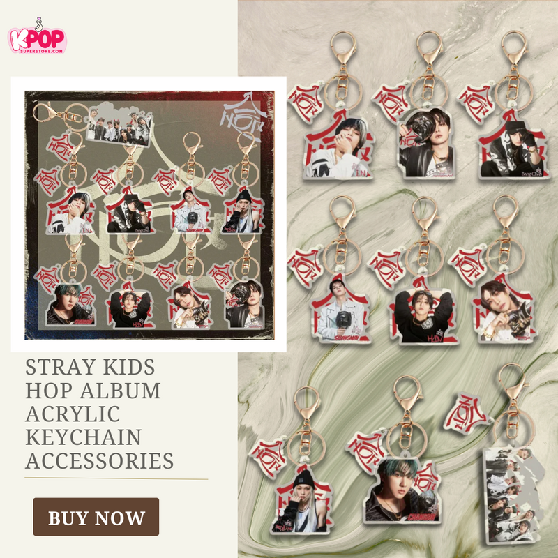 Stray Kids HOP Album Acrylic Keychain Accessories