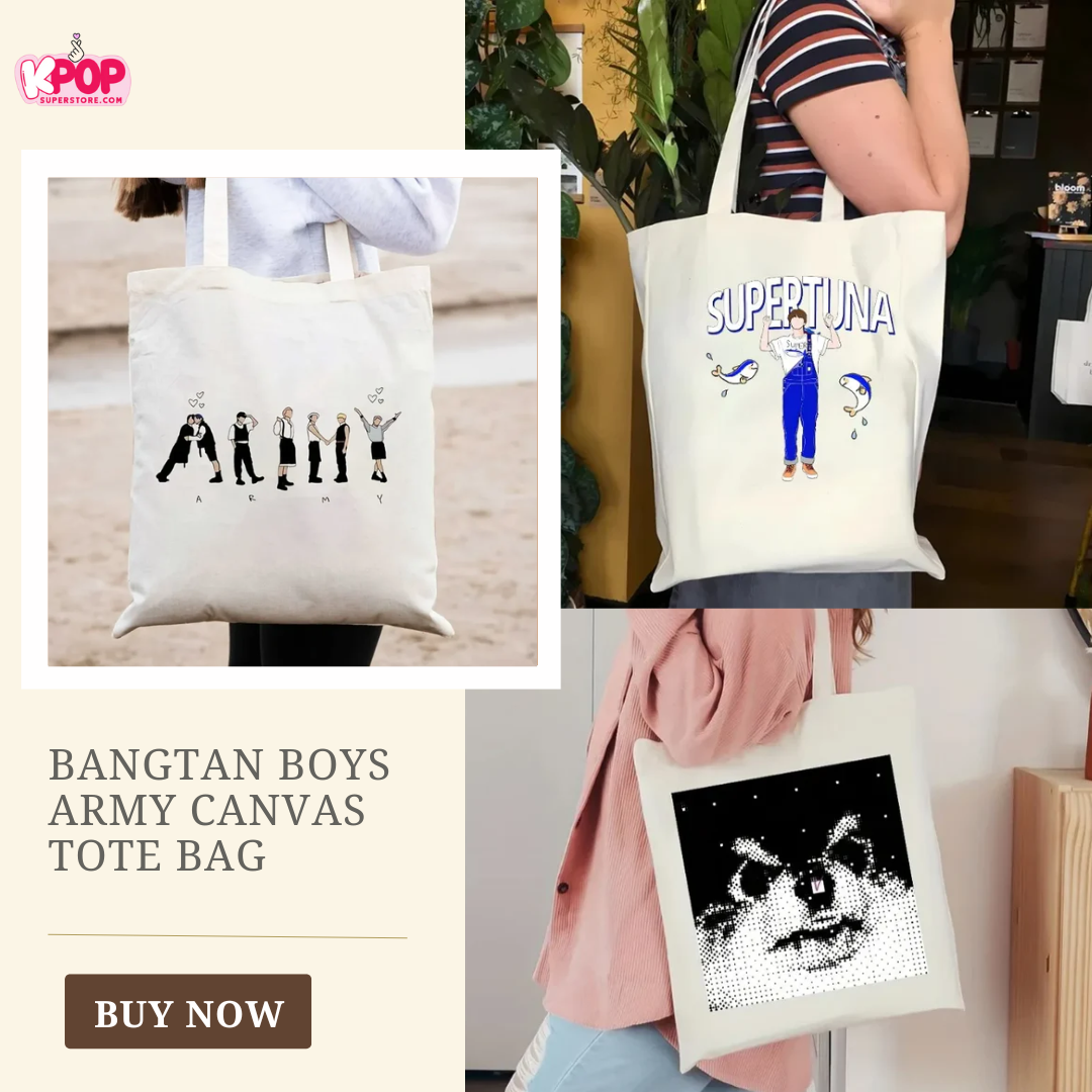 Bangtan Boys ARMY Canvas Tote Bag