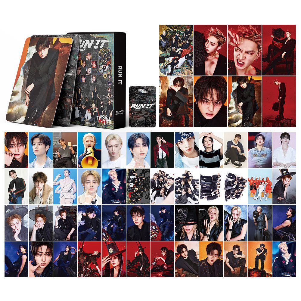 SKZ Run IT New Single Lomo Cards Collection