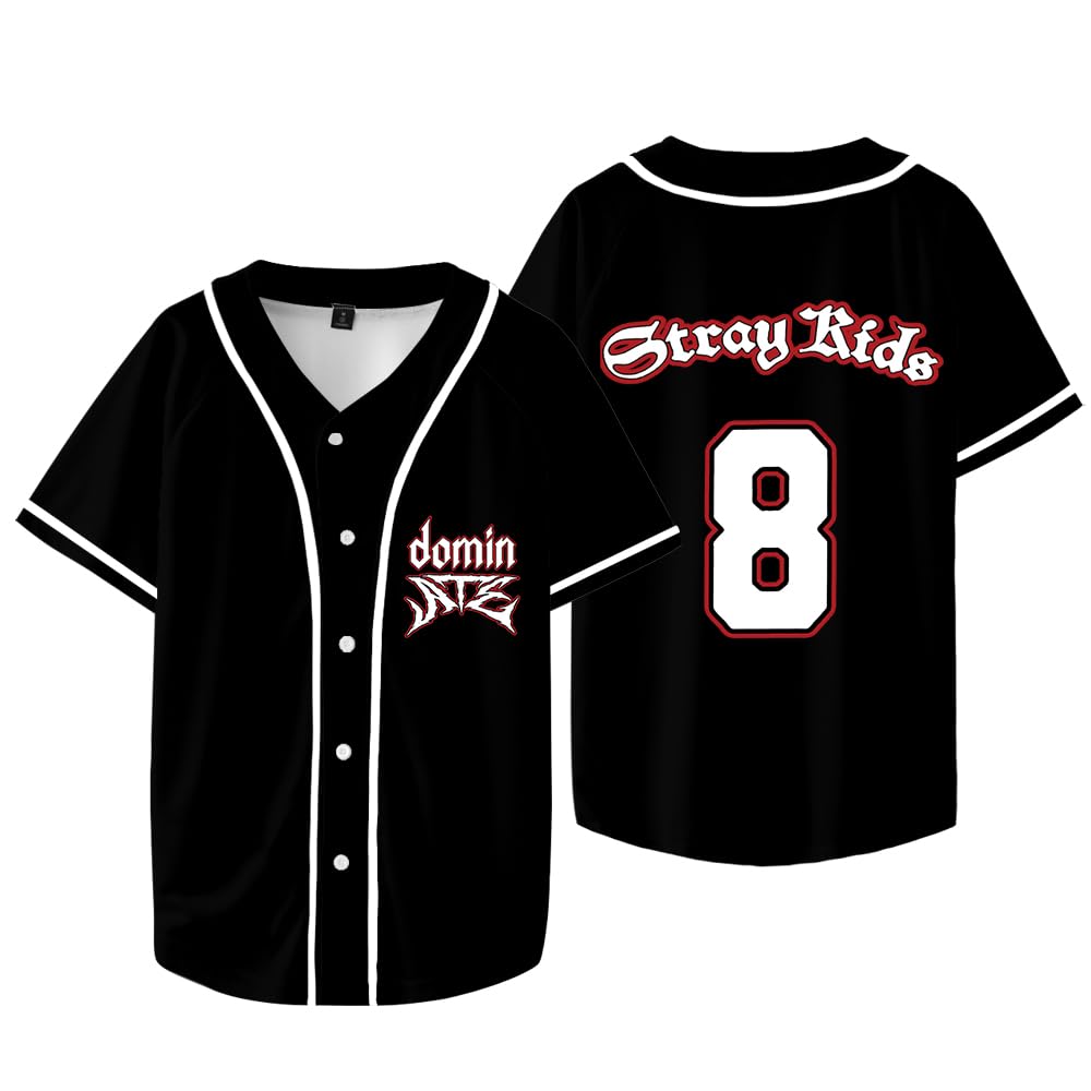 Stray Kids Baseball Shirt New Merch