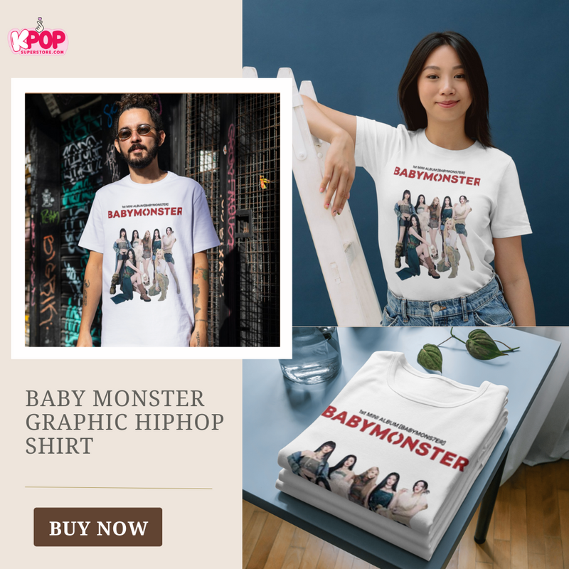 Baby Monster Graphic Hiphop Shirt