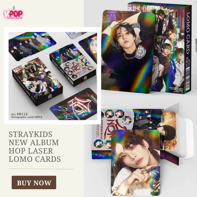 Straykids New Album Hop Laser Lomo Cards