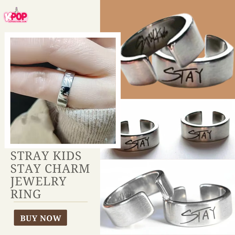 Stray Kids Stay Charm Jewelry Ring