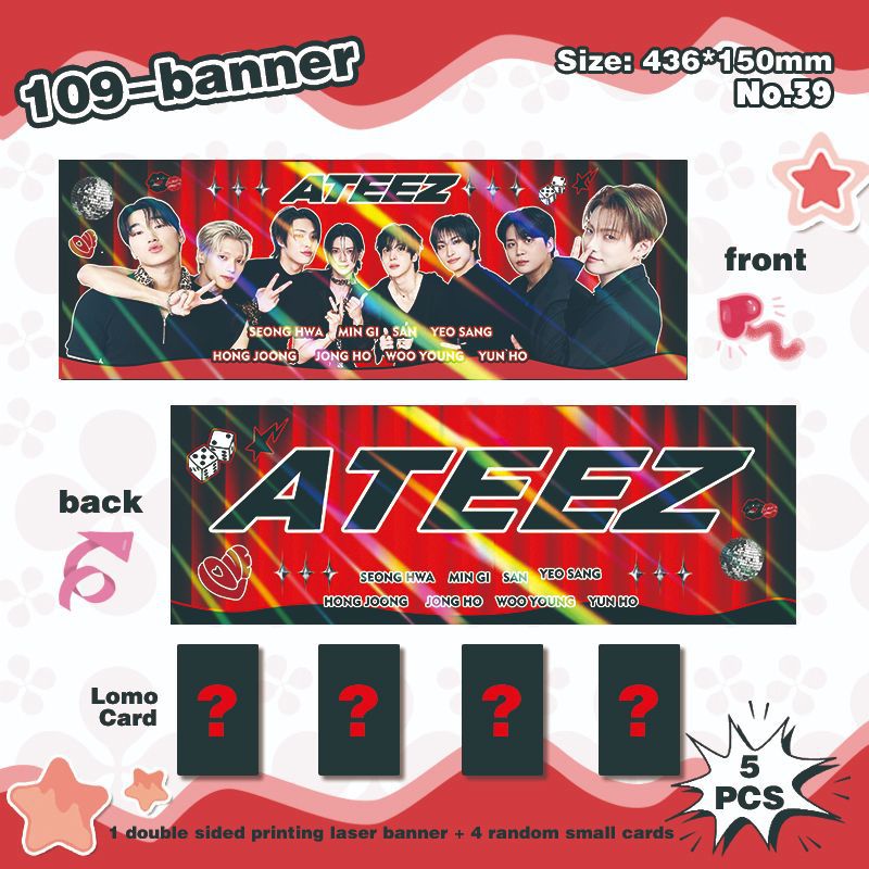 ATEEZ Banner Merch