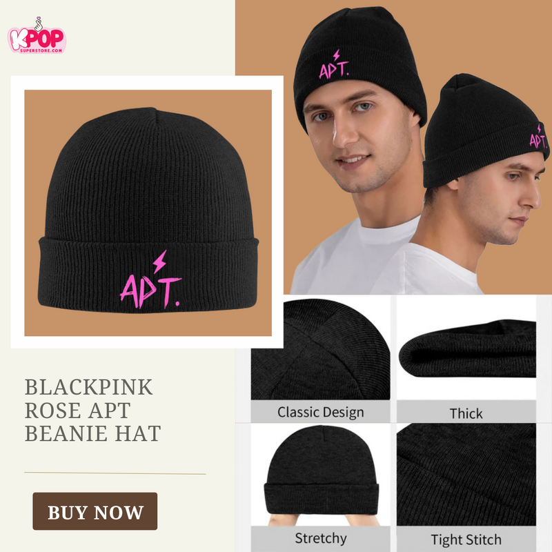 Blackpink Rose APT Beanie Hat