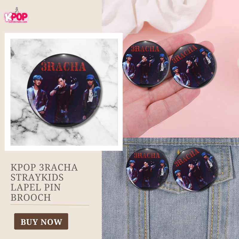 KPOP 3Racha Straykids Lapel Pin Brooch