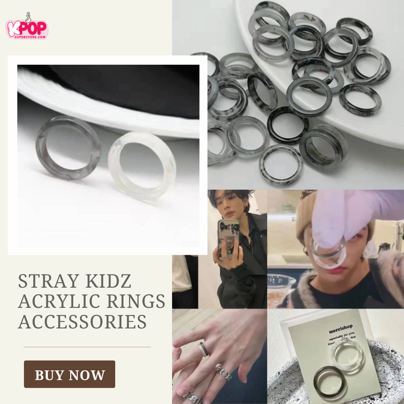 Stray Kidz Acrylic Rings Accessories