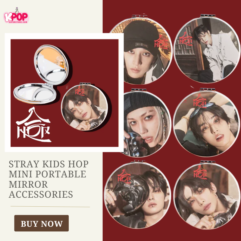 Stray Kids Hop Mini Portable Mirror Accessories