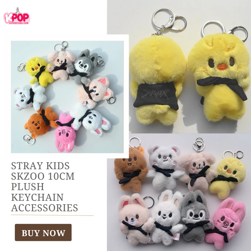 Stray Kids SKZOO 10cm Plush Keychain Accessories