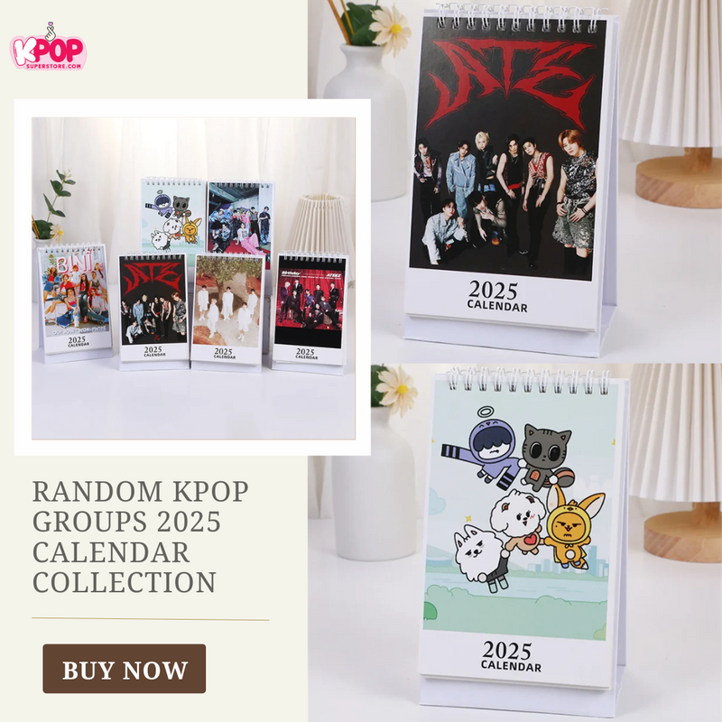 Random KPOP Groups 2025 Calendar Collection