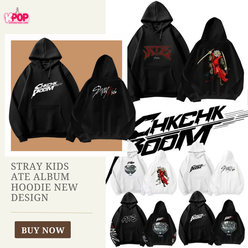 Stray Kids ATE Album Hoodie New Design