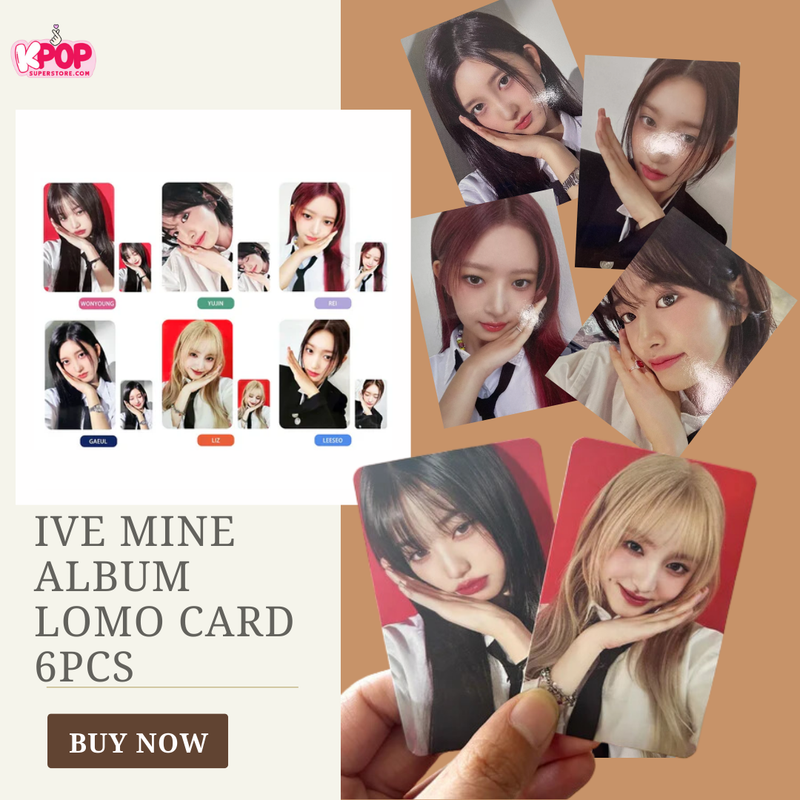 IVE Mine Album Lomo Card 6pcs