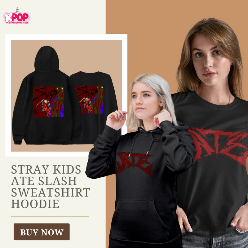 Stray Kids ATE Slash Sweatshirt Hoodie