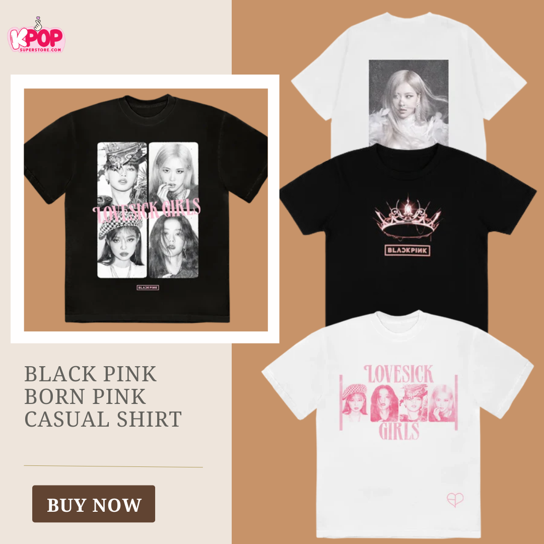 Black Pink Born Pink Casual Shirt