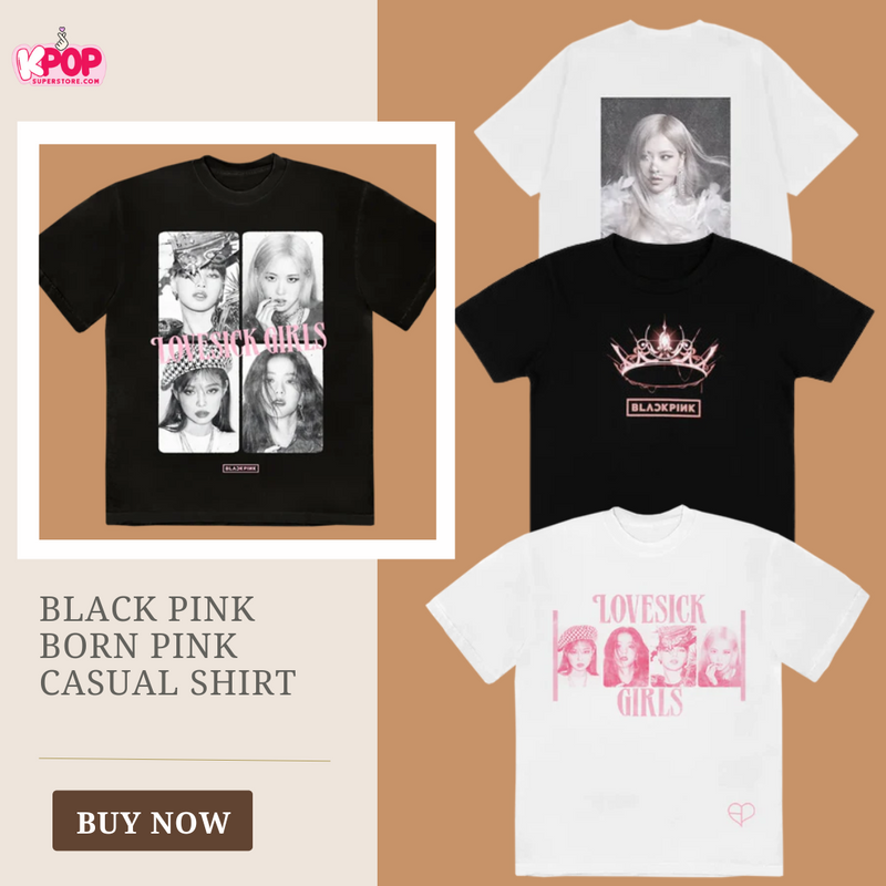 Black Pink Born Pink Casual Shirt