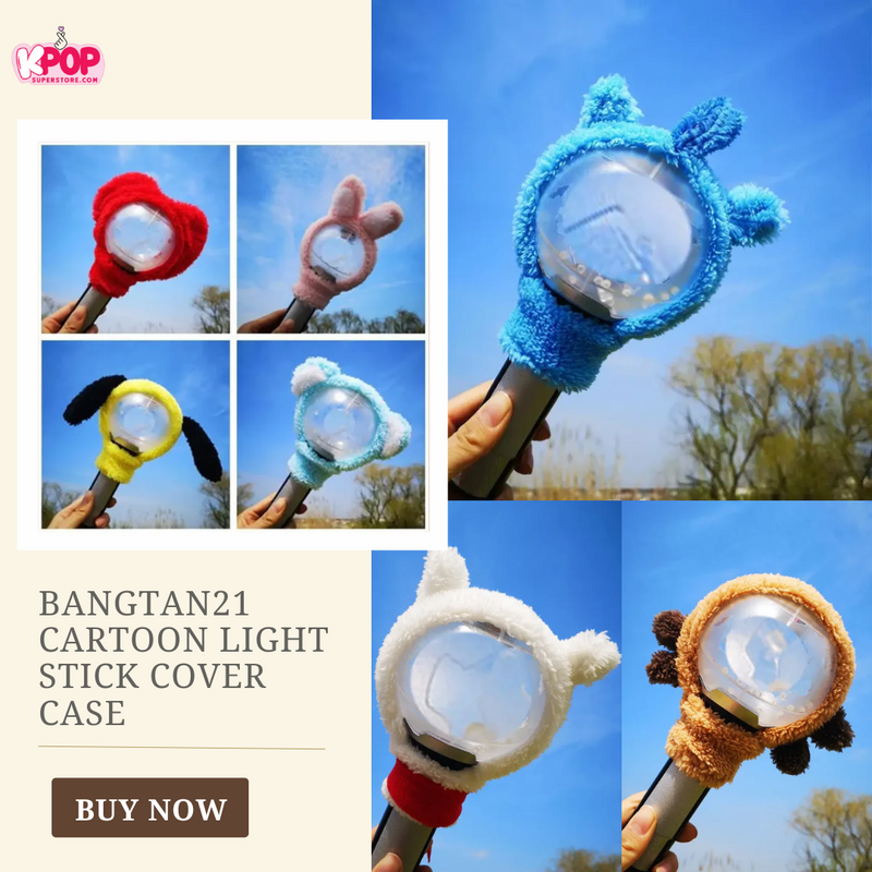 Bangtan21 Cartoon Light Stick Cover Case