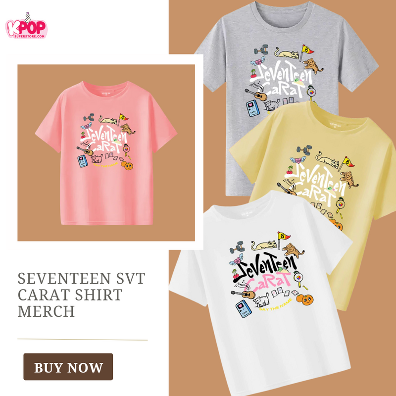 Seventeen SVT Carat Shirt Merch