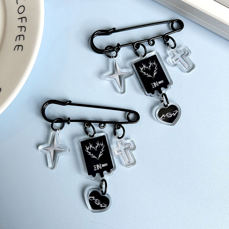 Enhypen Pin Keychain Badge