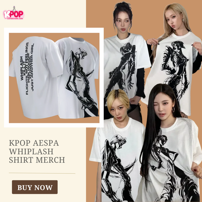 KPOP AESPA Whiplash Shirt Merch