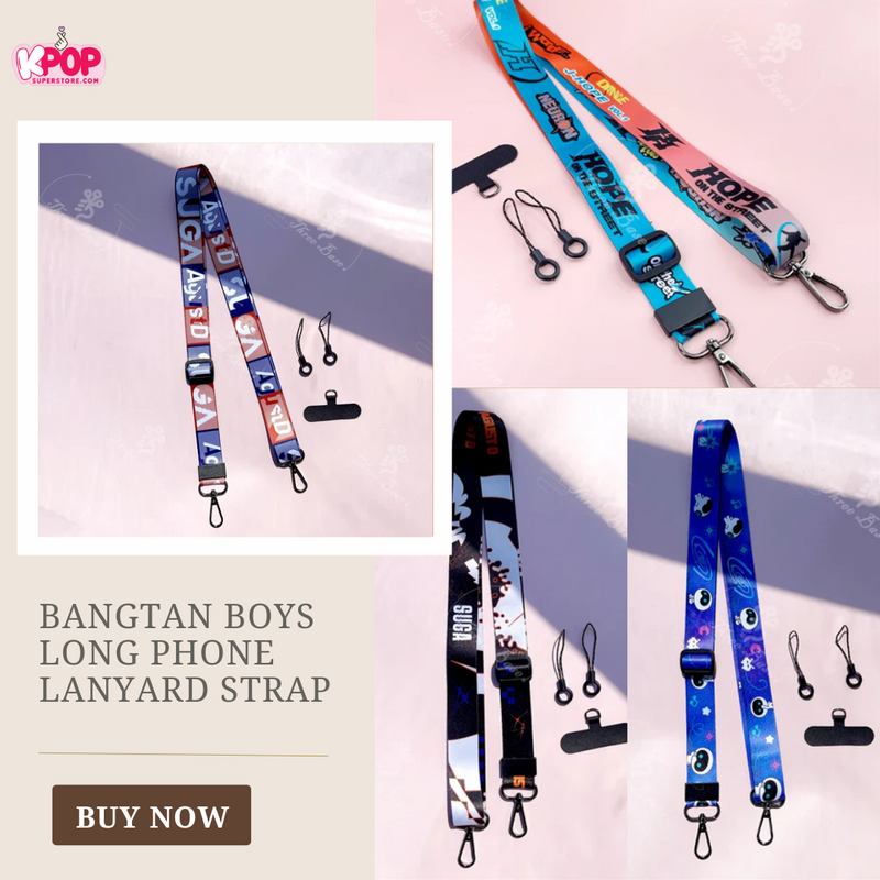 Bangtan Boys Long Phone Lanyard Strap