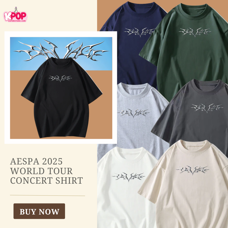 AESPA 2025 World Tour Concert Shirt