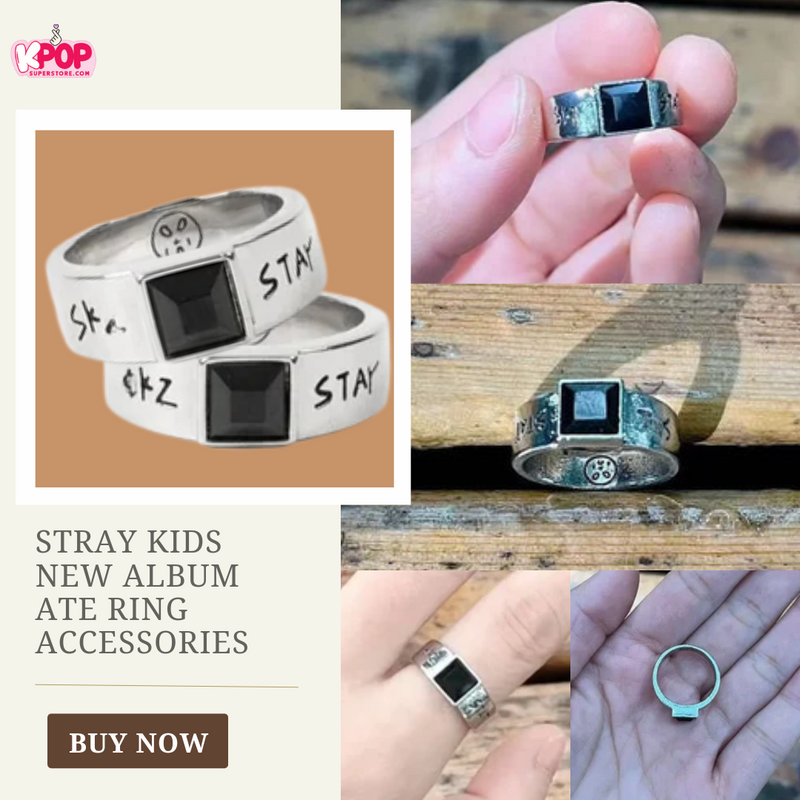 Stray Kids New Album ATE Ring Accessories