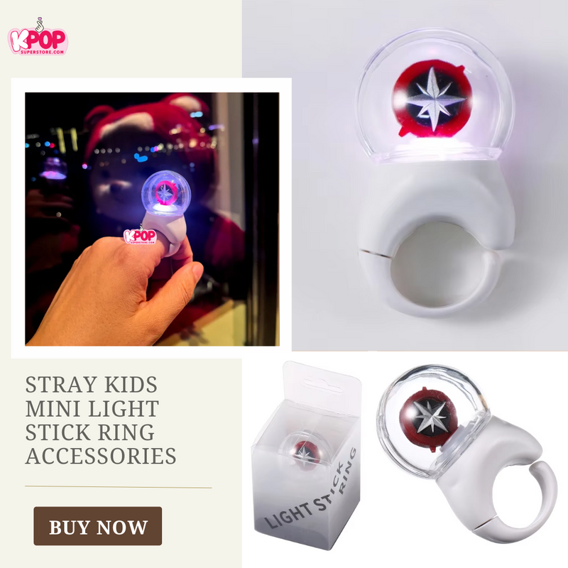 Stray Kids Mini Light Stick Ring Accessories