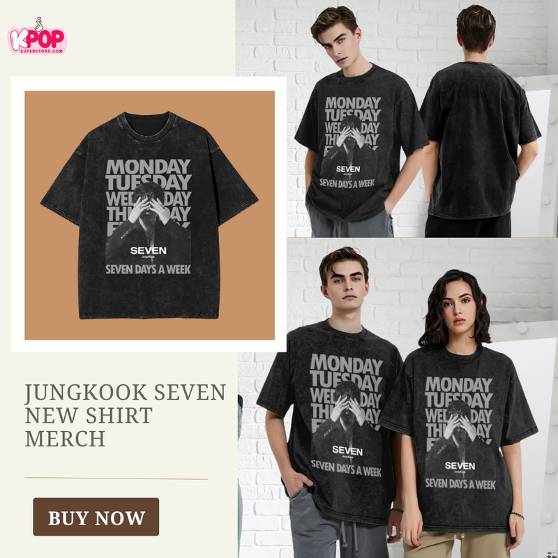 Jungkook Seven New Shirt Merch