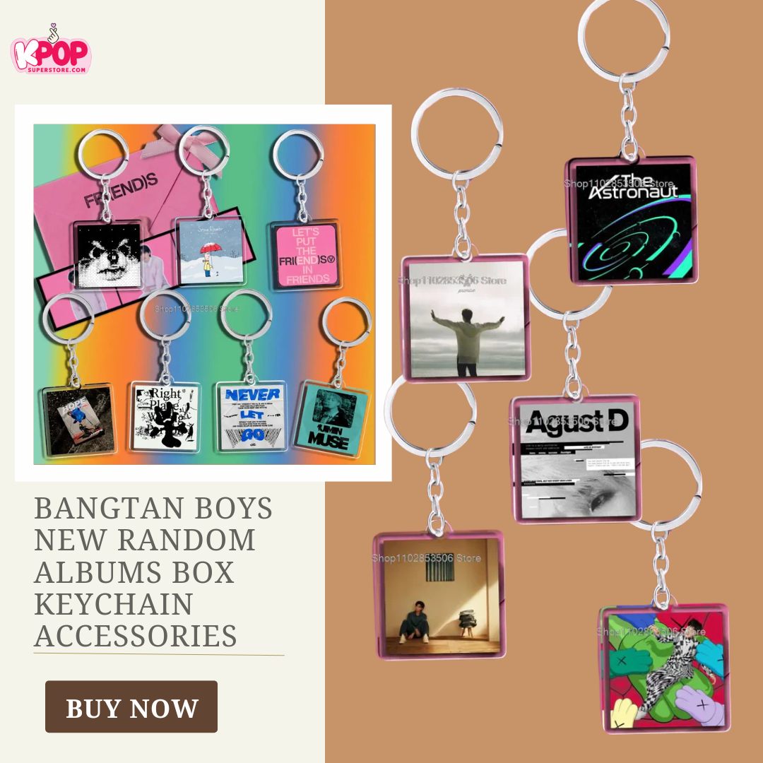 Bangtan Boys New Random Albums Box Keychain Accessories