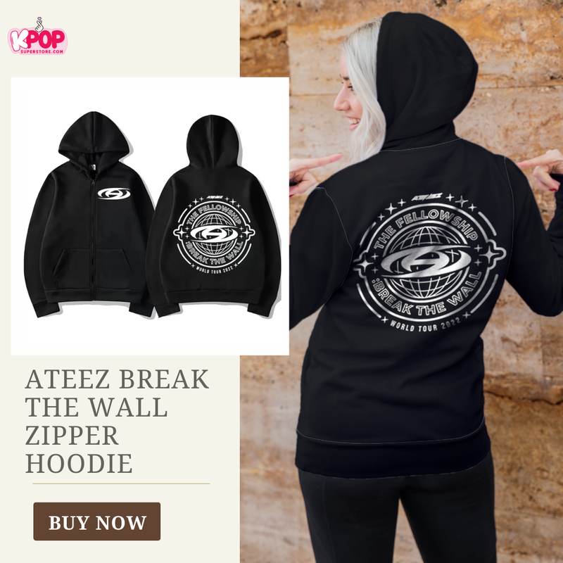 ATEEZ Break the Wall Zipper Hoodie