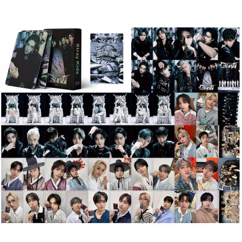 Stray kids New Album "Giant" Laser Photo cards