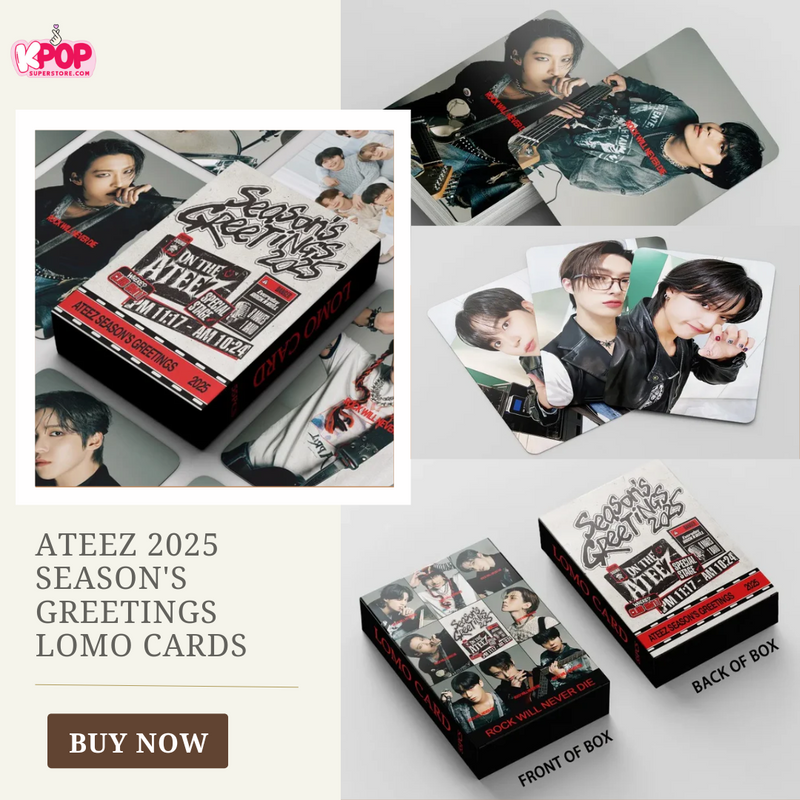 ATEEZ 2025 Season's Greetings Lomo cards