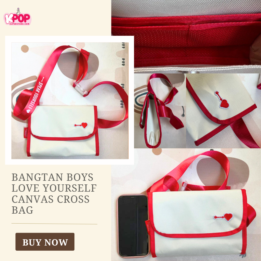 Bangtan Boys Love Yourself Canvas Cross Bag