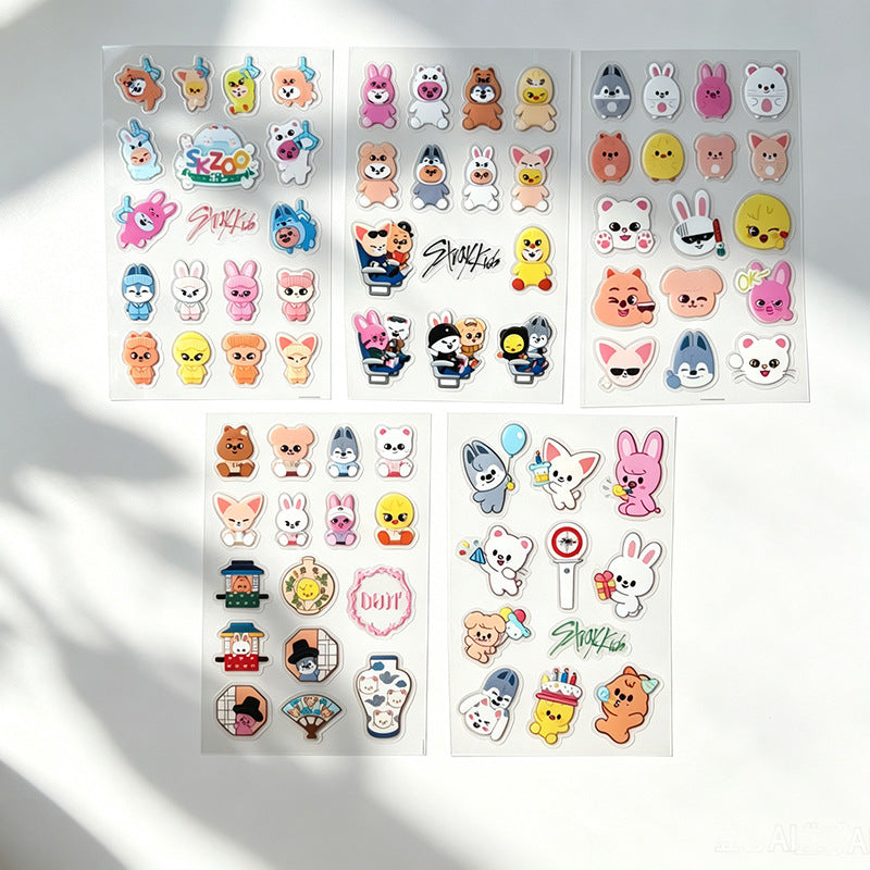 Straykids Skzoo Cute New Stickers Collection