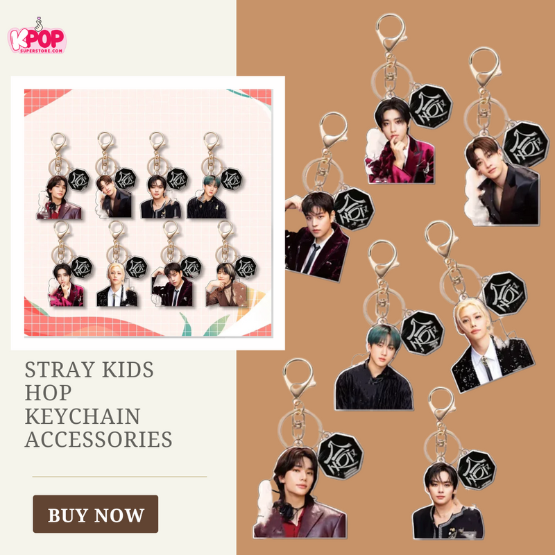 Stray Kids HOP Keychain Accessories