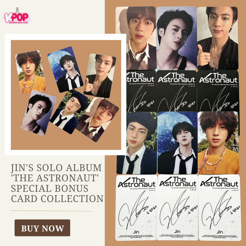 JIN's Solo Album 'The Astronaut' Special Bonus Card Collection