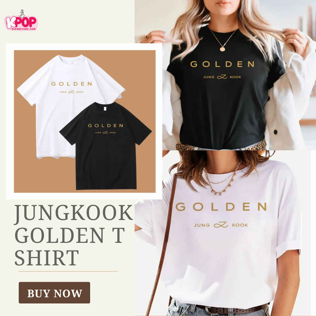 JungKook Golden T Shirt
