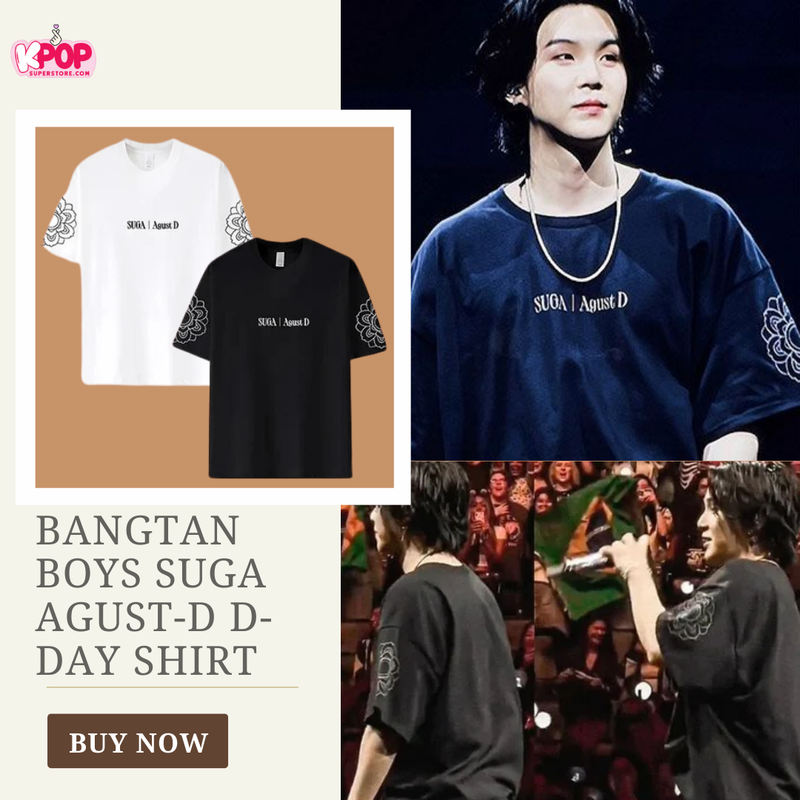 Bangtan Boys Suga Agust-D D-DAY Shirt