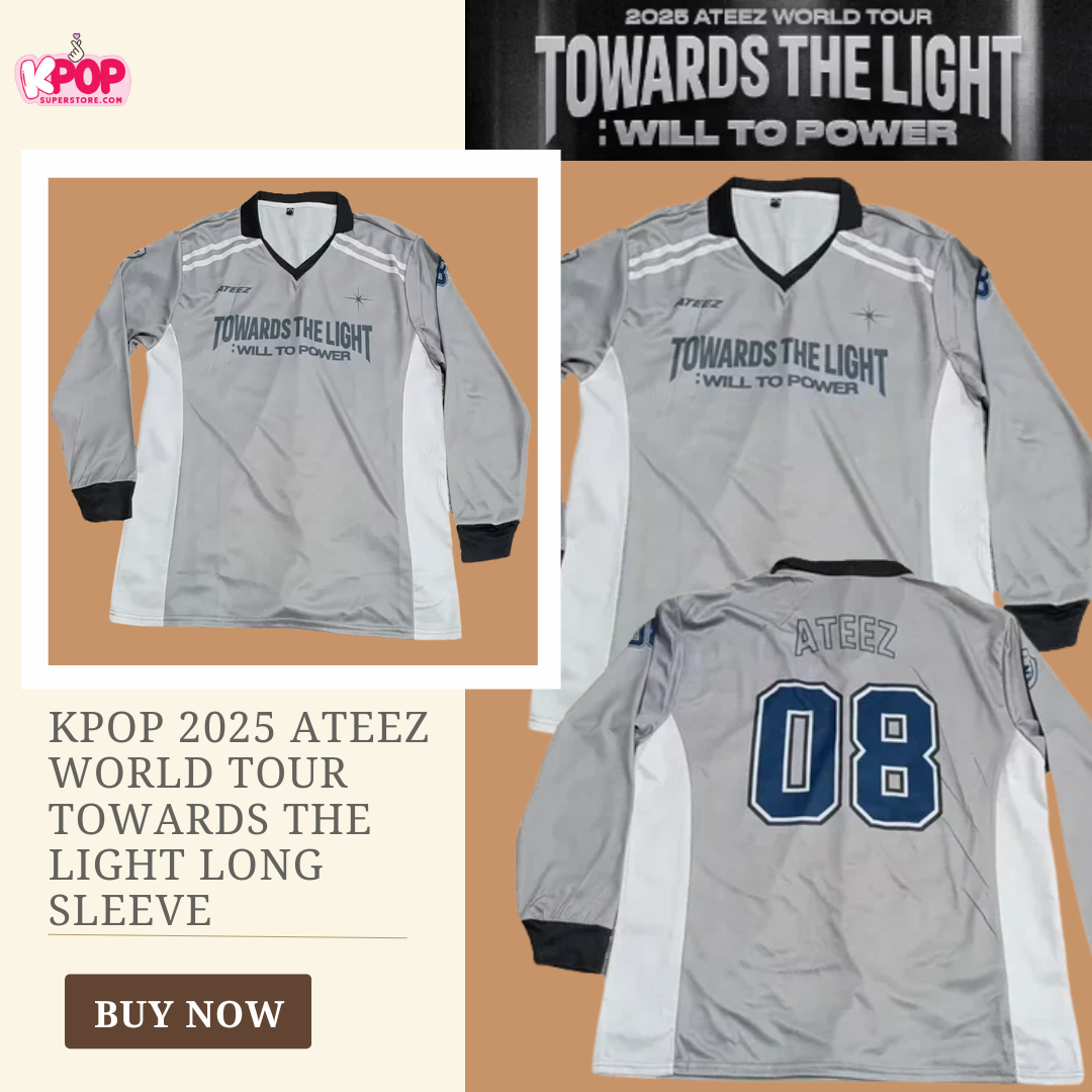 KPOP 2025 Ateez World Tour TOWARDS THE LIGHT Long Sleeve