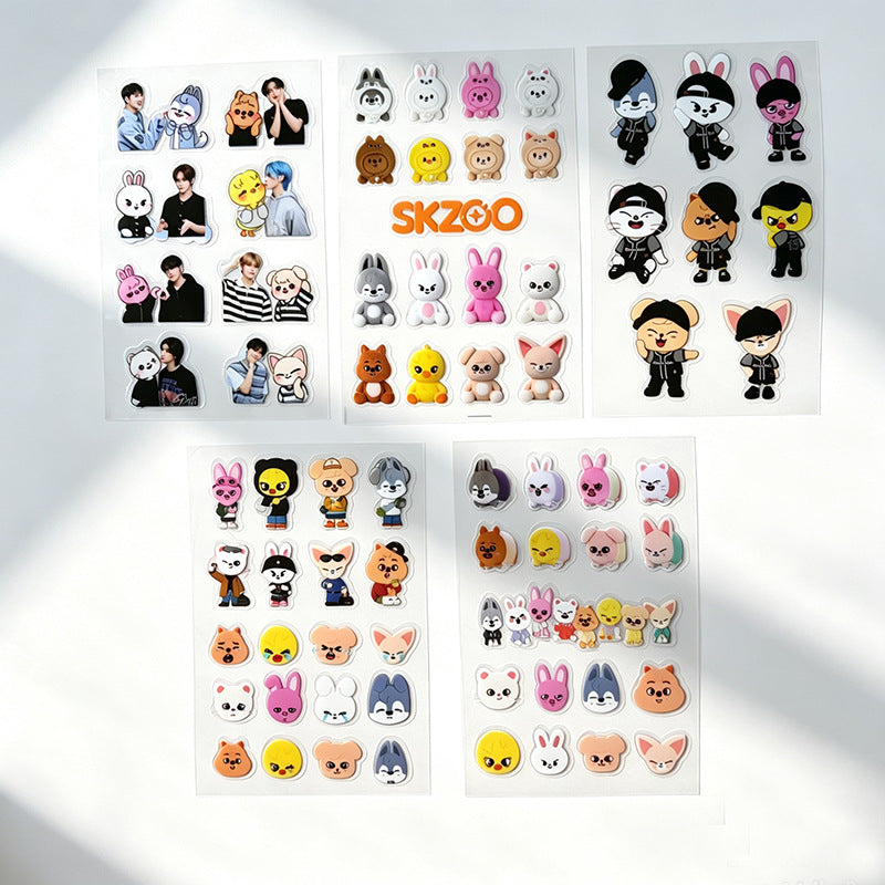 Straykids Skzoo Cute New Stickers Collection