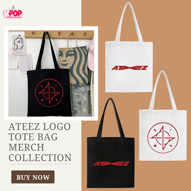 ATEEZ Logo Tote Bag Merch Collection