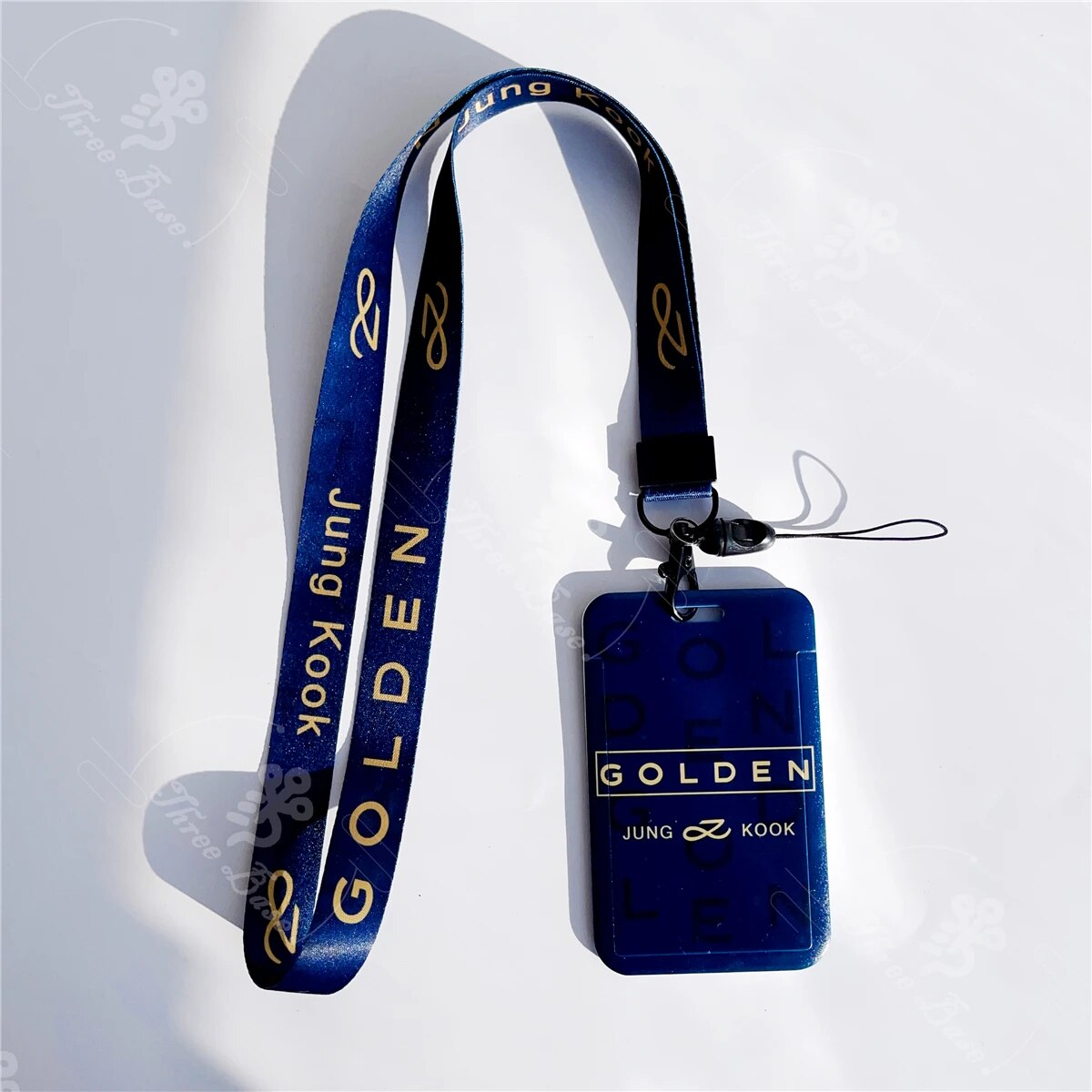 Jungkook Golden Card Holder with Lanyard