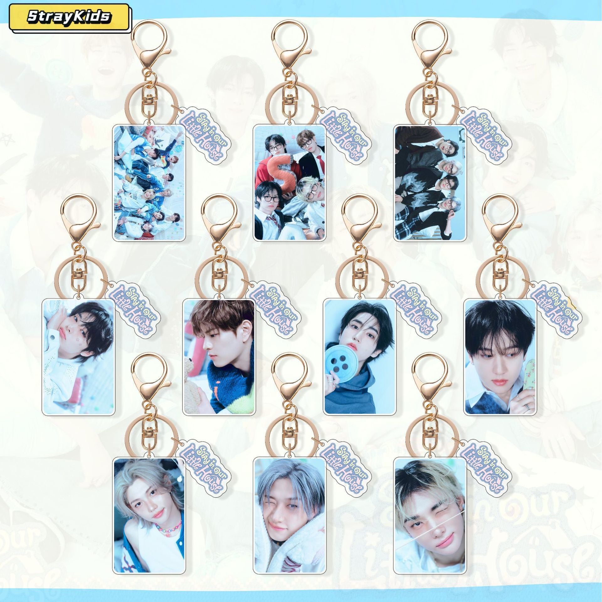 Stray Kids 6th Fan Meet Stay In Our Little House Keychain 2026