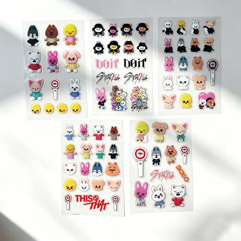 Straykids Skzoo Cute New Stickers Collection