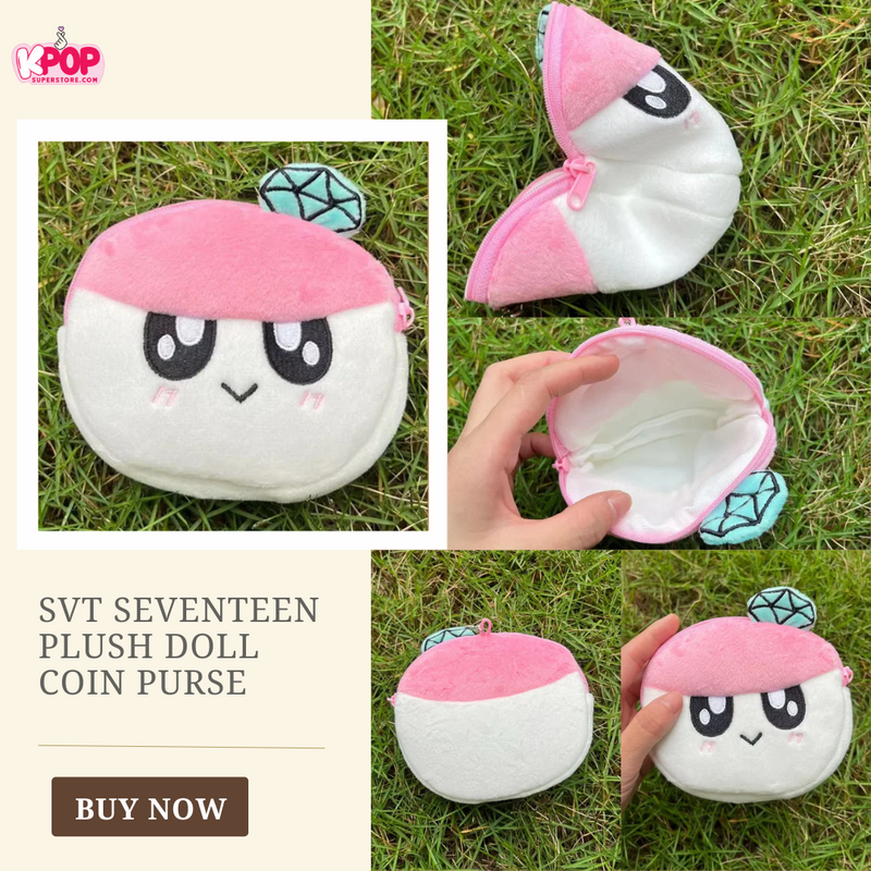 SVT Seventeen Plush Doll Coin Purse