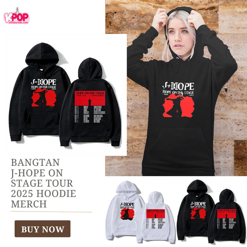 Bangtan J-HOPE On Stage Tour 2025 Hoodie Merch