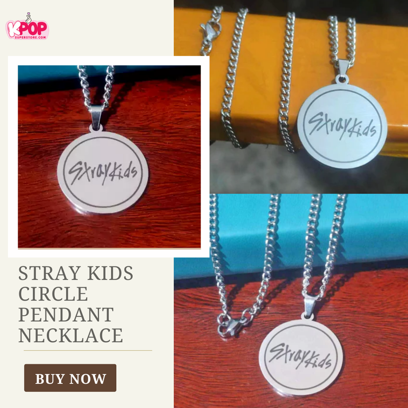 Stray Kids Circle Pendant necklace