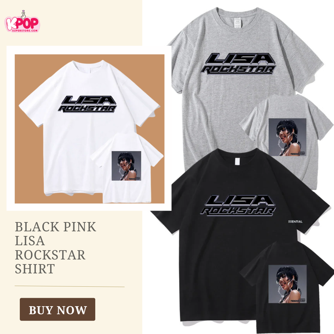 Black Pink Lisa Rockstar Shirt